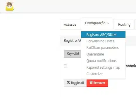 DKIM Mailcow