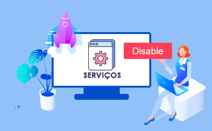 Desabilitar serviços desnecessários