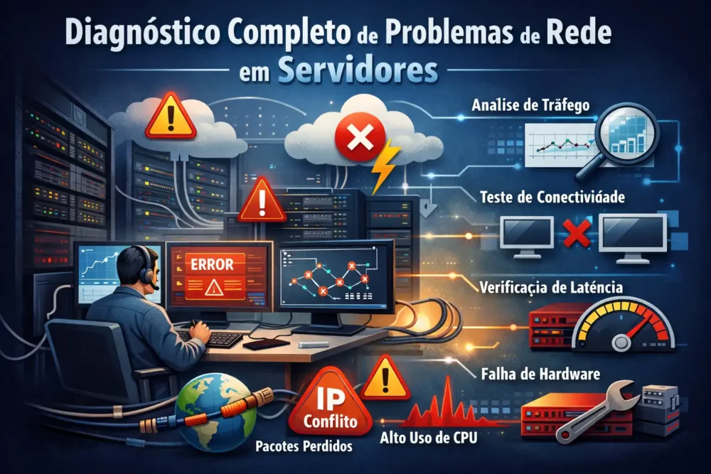 diagnostico de problemas de rede