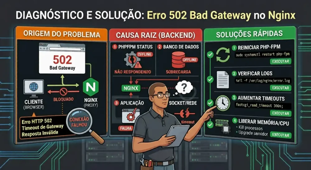 erro 502 nginx