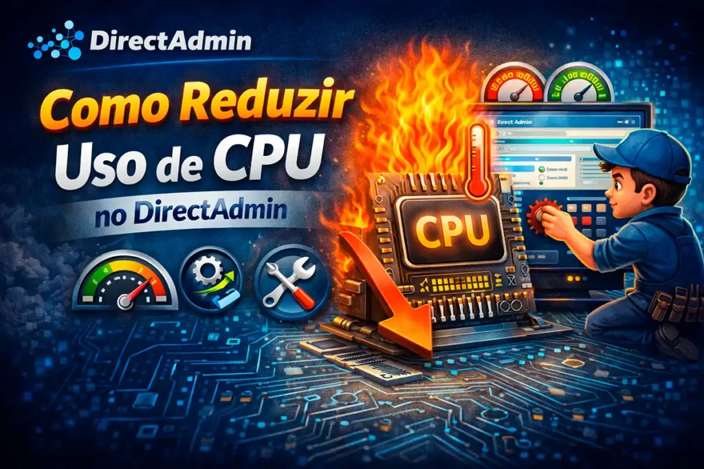 como reduzir uso de cpu no directadmin