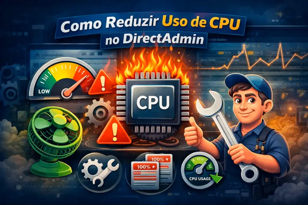 reduzir cpu directadmin