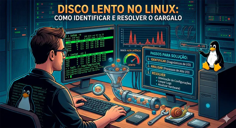 disco lento no linux