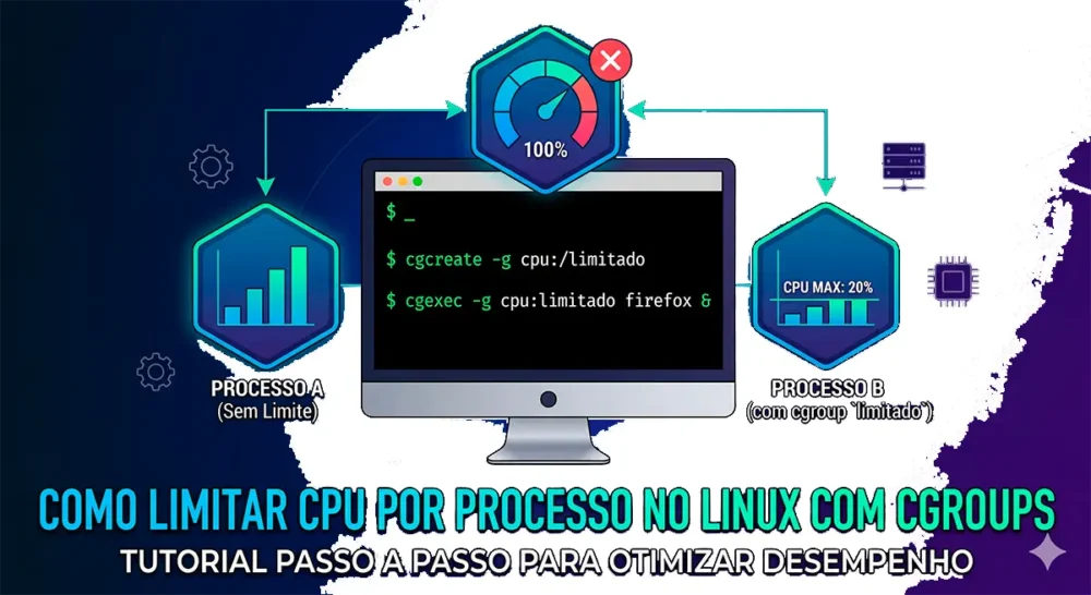 limitar cpu com cgroups