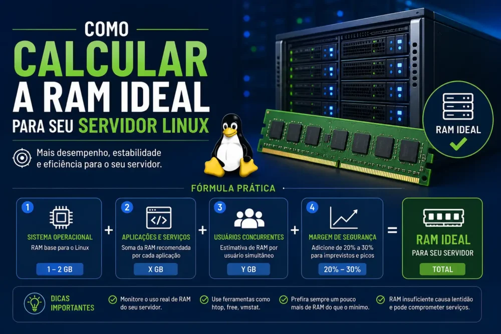 como calcular ram para servidor