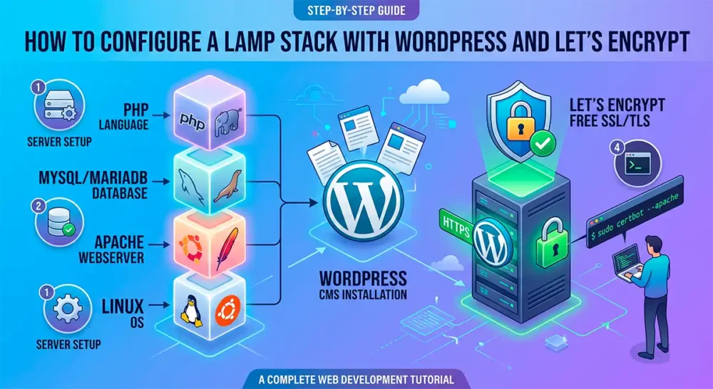 configure lamp with wordpress