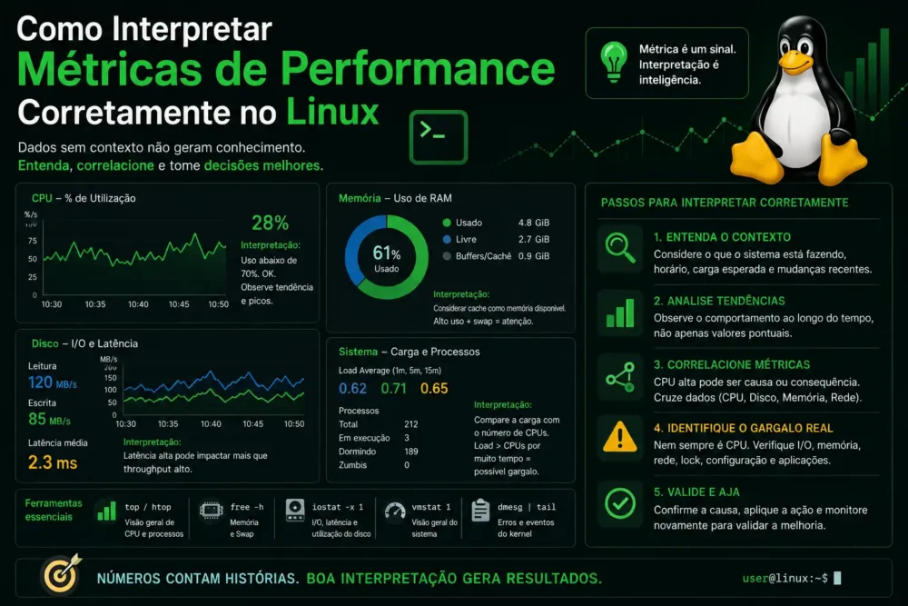 métricas de performance