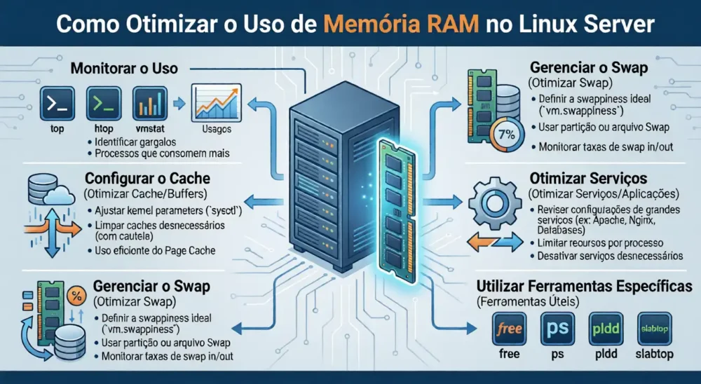 otimizar uso de memoria ram