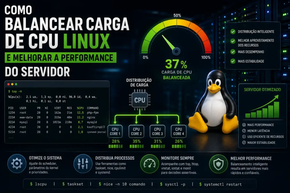 balancear carga de cpu no linux
