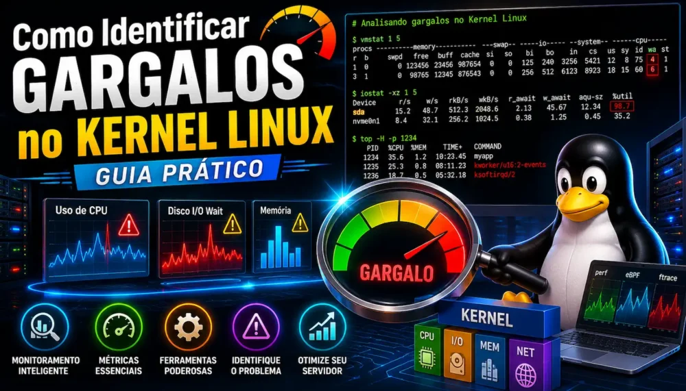 como identificar gargalos no kernel linux