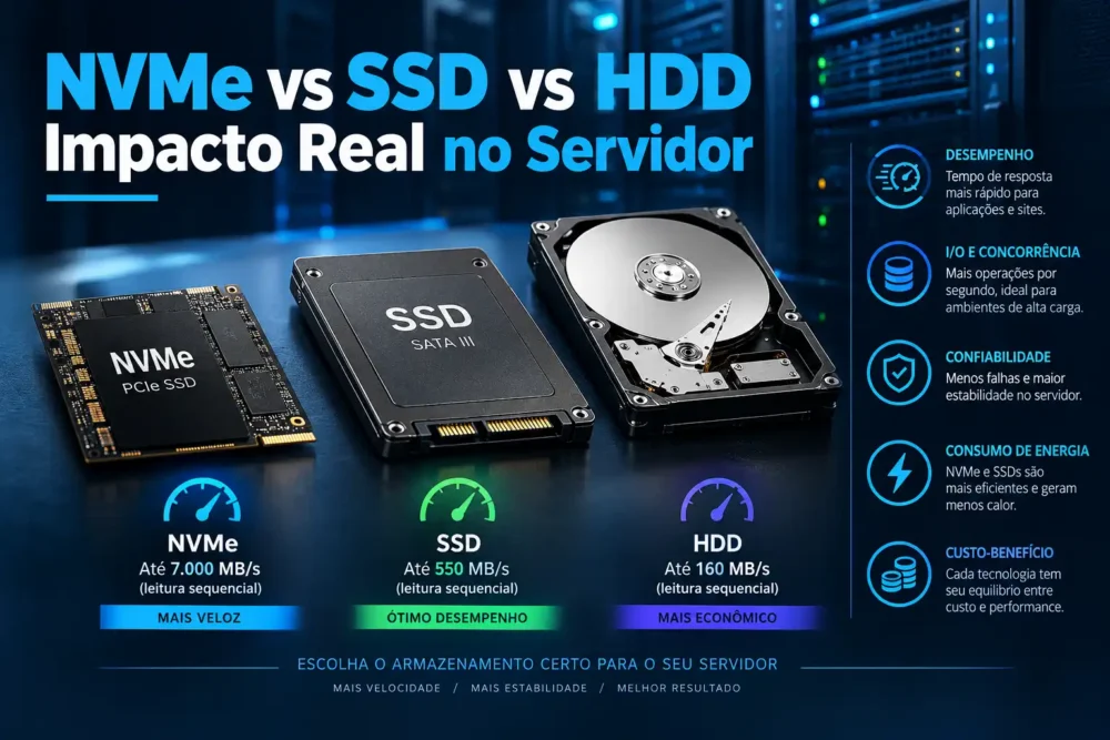 NVME vs SSD vs HDD impacto real